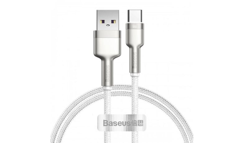 Baseus CAKF000102 Cafule Series 66W USB-A to USB-C (1m) - White Baseus CAKF000102 Cafule Series 66W USB-A to USB-C (1m) - White