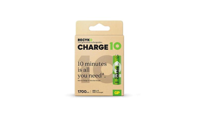 Recyko Charge 10 battery AA 1,700mAh (4 battery pack) Recyko Charge 10 battery AA 1,700mAh (4 battery pack)