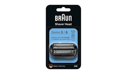 Braun Combi 53B Replacement Shaver Head for Series 5/6 Electric Razor (FGB11/42) - Black