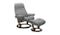 Stressless Sunrise Classic Assembled Chair With Ottoman - Wild Dove Stressless Sunrise Classic Assembled Chair With Ottoman - Wild Dove