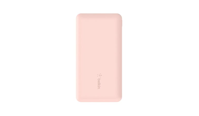 Belkin 10K 15w 3-Port Power Bank with USB-A to USB-C Cable - Rose Gold (BPB011BTRG) Belkin 10K 15w 3-Port Power Bank with USB-A to USB-C Cable - Rose Gold (BPB011BTRG)