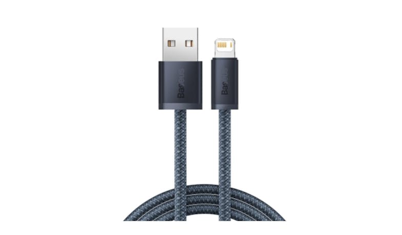 Baseus Dynamic Series 2.4A 1m Cable USB to Lightning Cable For Iphone - Dark Grey Blue (CALD000416) Baseus Dynamic Series 2.4A 1m Cable USB to Lightning Cable For Iphone - Dark Grey Blue (CALD000416)