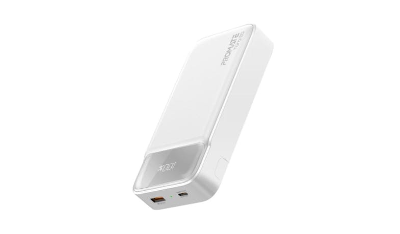 Promate Torq-20 20000mAh Super-Slim Power Bank - White Promate Torq-20 20000mAh Super-Slim Power Bank - White