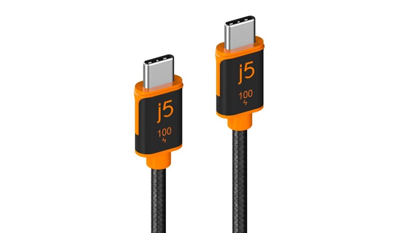 J5 Create USB-C® 100W Sync & Charge Cable - Black (JUCX25L30) J5 Create USB-C® 100W Sync & Charge Cable - Black (JUCX25L30)