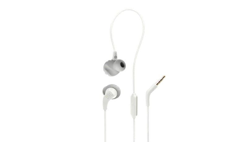 JBL Endurance Run 2 Wired In-Ear Headphone - White JBL Endurance Run 2 Wired In-Ear Headphone - White