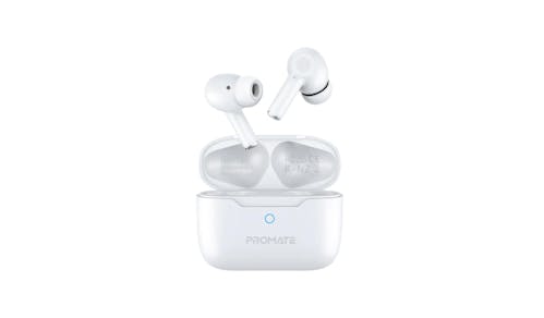Promate ProPods High-Definition ANC TWS Earphones with intellitouch - White