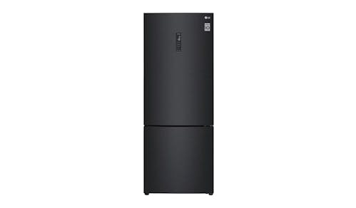 LG 462L 2 Door Refrigerator with Bottom Freezer Fridge - Matte Black (GC-B569NQCM)