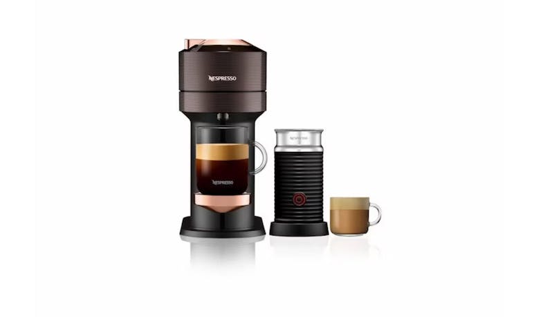 Nespresso Vertuo Next Coffee Machine Rich Brown and Aeroccino Milk Frother Premium Bundle Nespresso Vertuo Next Coffee Machine Rich Brown and Aeroccino Milk Frother Premium Bundle