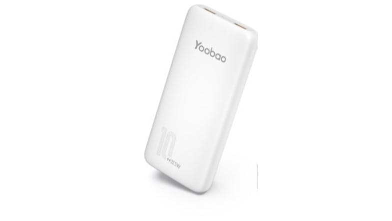 Yoobao 1DQ 10000mah Power Bank - White Yoobao 1DQ 10000mah Power Bank - White
