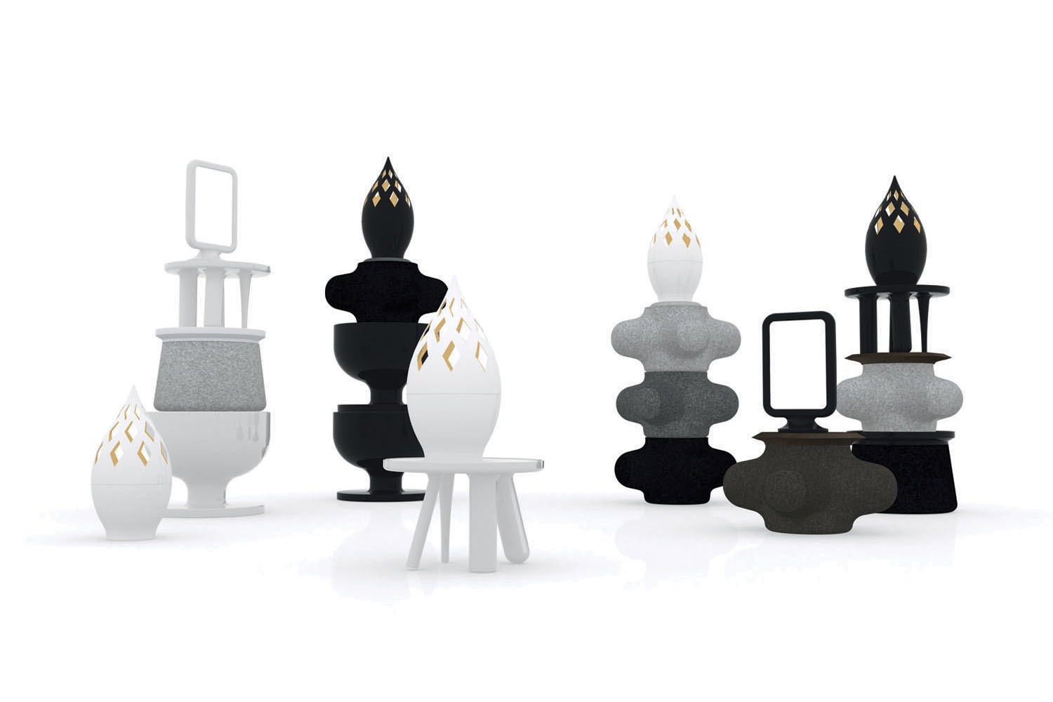 Elements Furniture by Jaime Hayon for Moooi Space Furniture