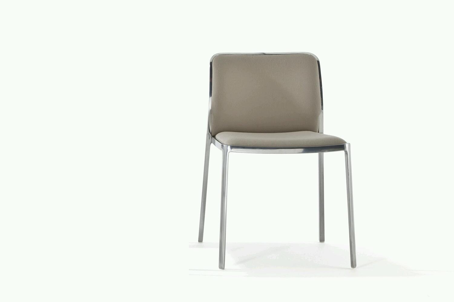 Audrey Soft Shiny Chair by Piero Lissoni for Kartell Space Furniture