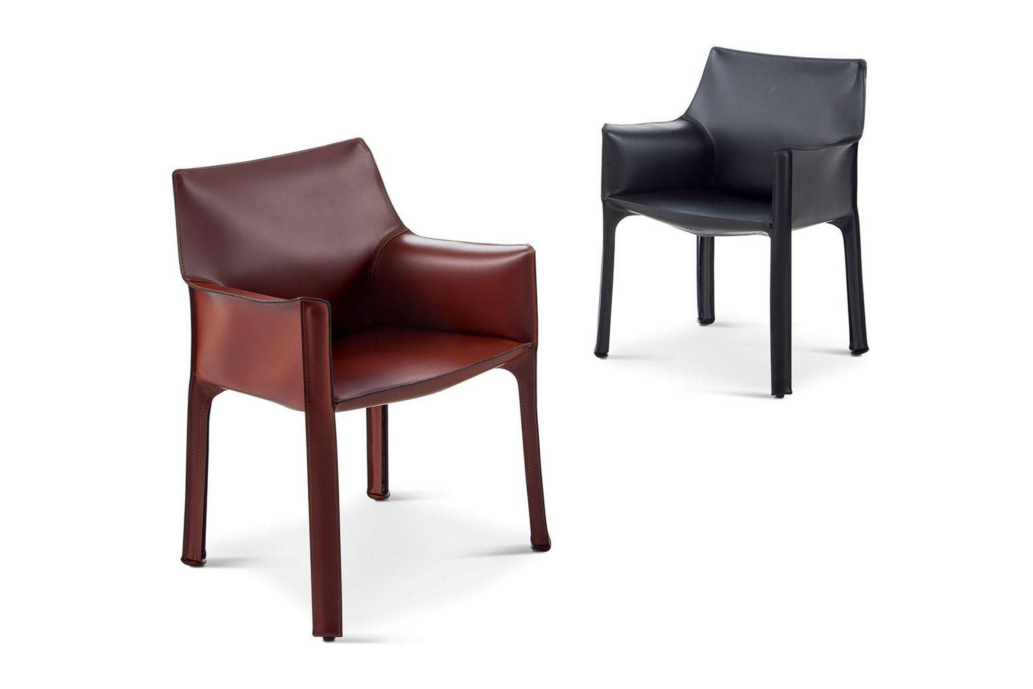 413 Cab Chair by Mario Bellini for Cassina Space Furniture