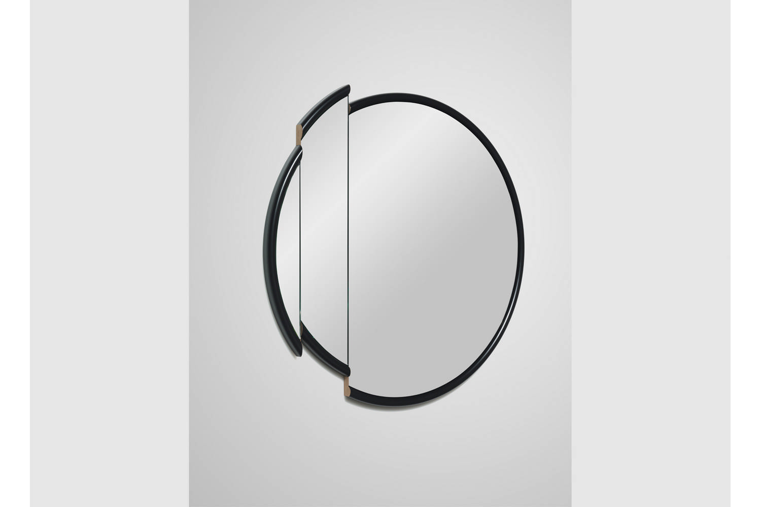 Split Mirror Round by Lee Broom Space Furniture