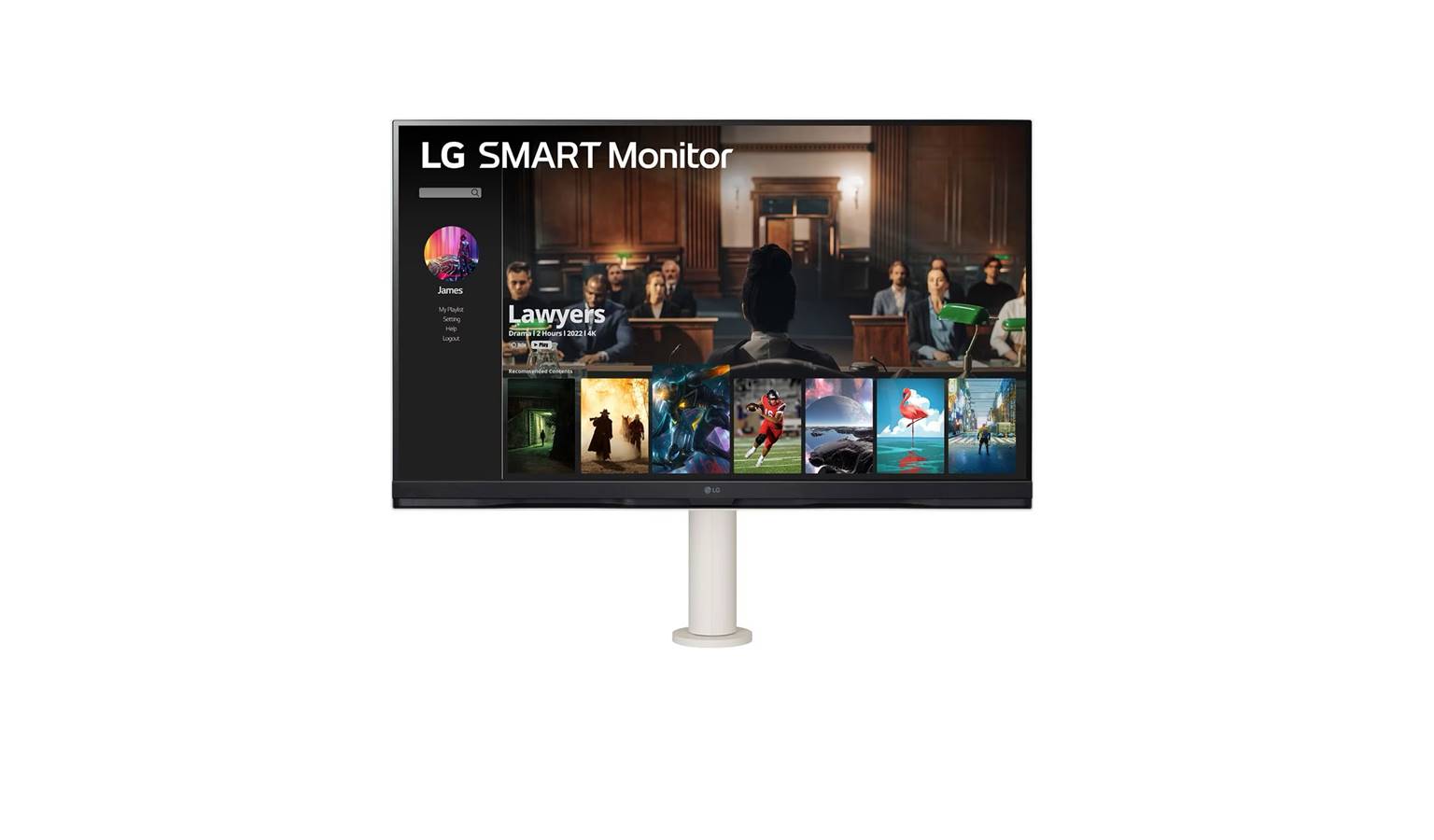 スマートモニター LG SMART Monitor 32SQ780S-W