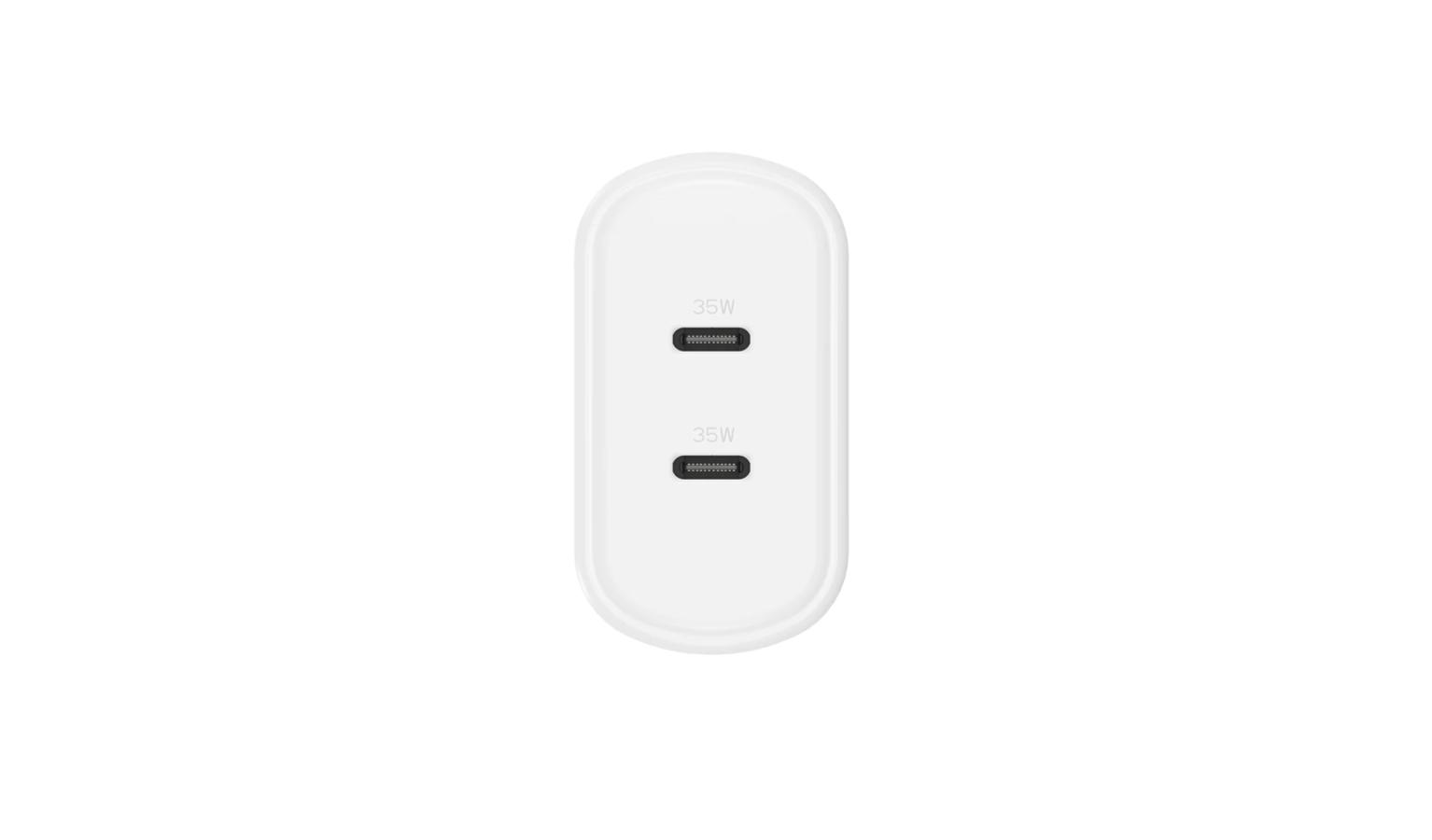 35W Dual USBC Wall Charger White Harvey Norman Singapore