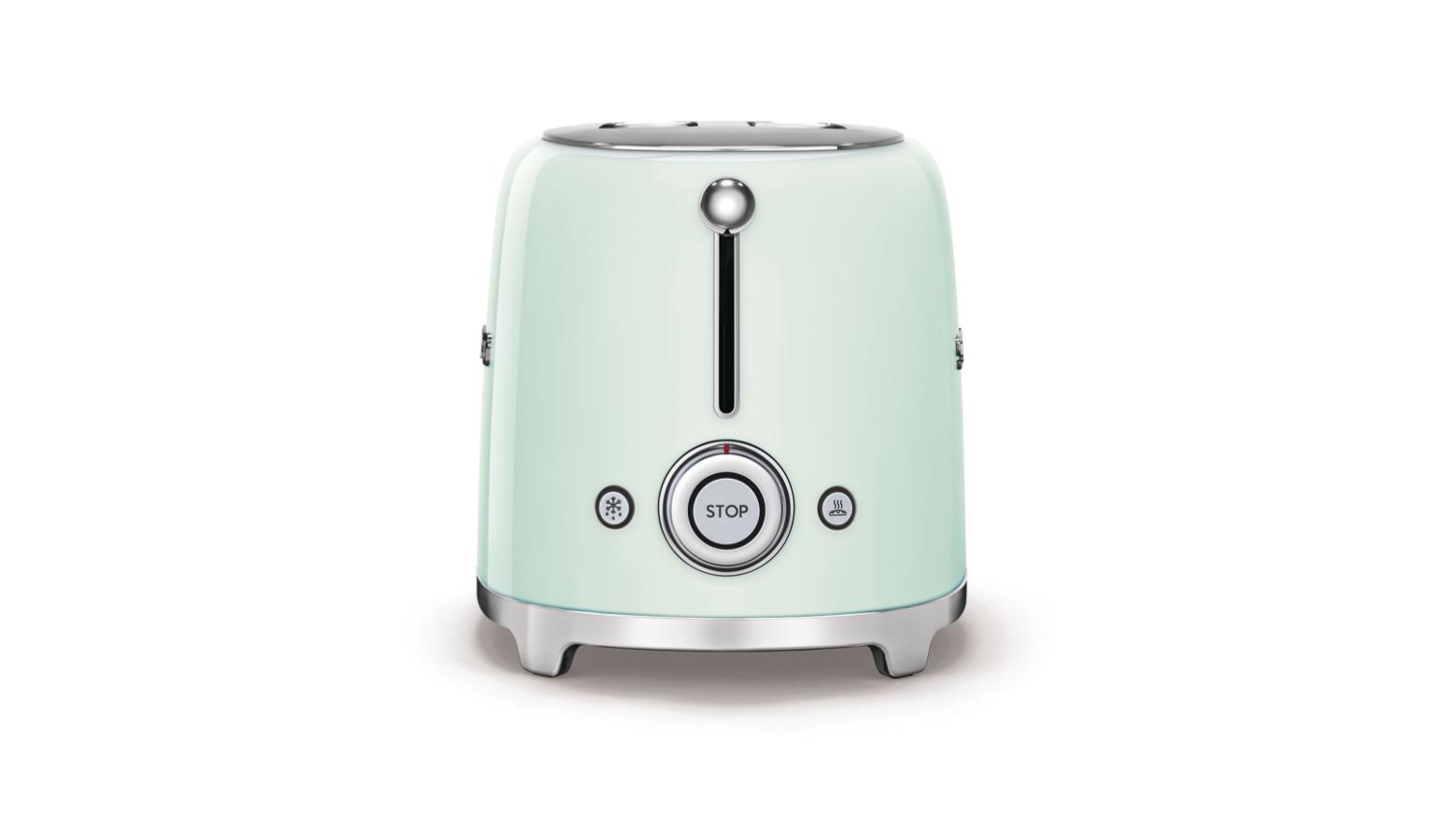 Smeg Toaster with Kettle Green Pastel (TSF01PGUK + KLF05PGUK) Harvey Norman Singapore