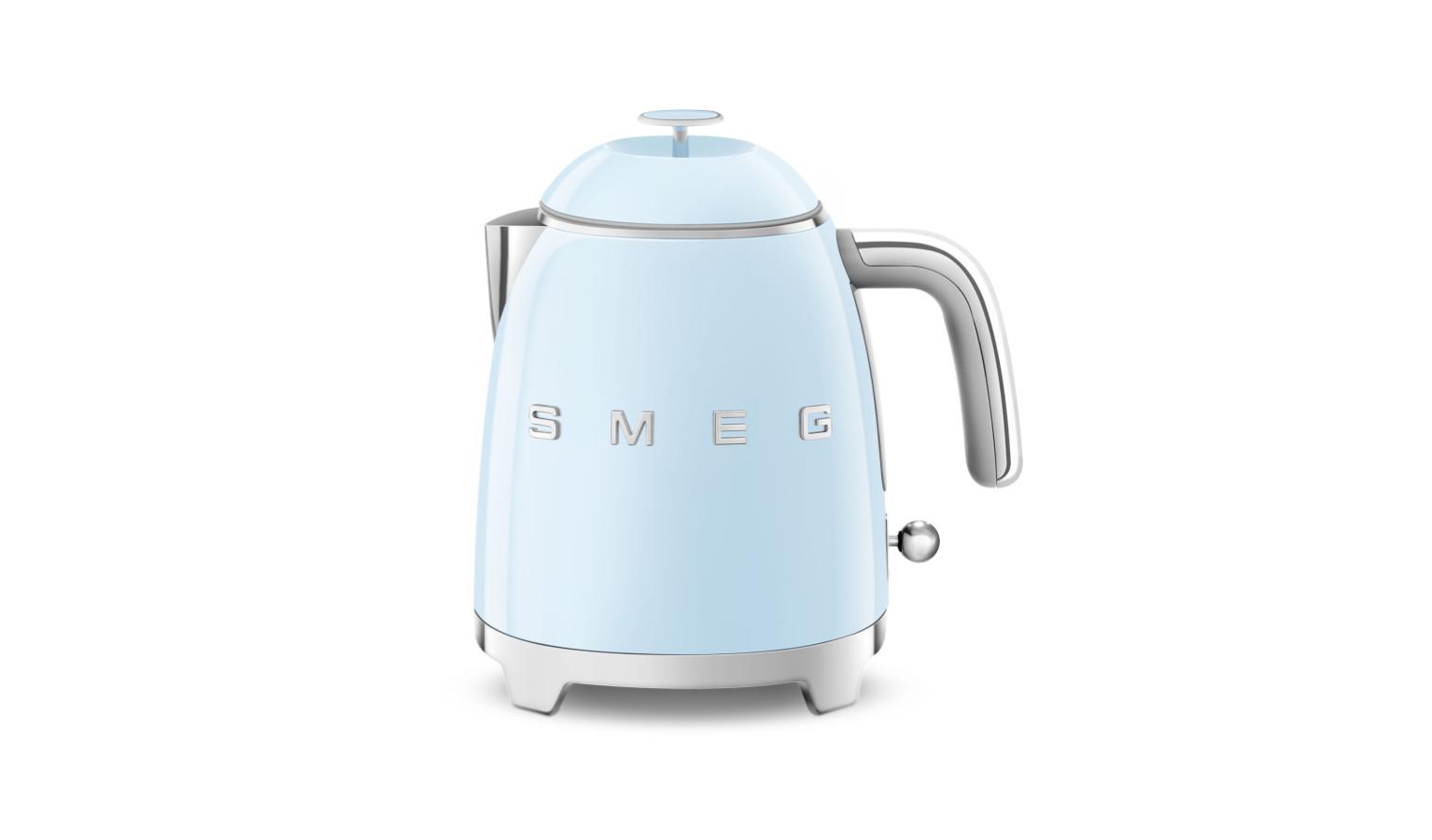 Smeg Toaster with Kettle Pastel Blue (TSF01PBUK+KLF05PBUK) Harvey