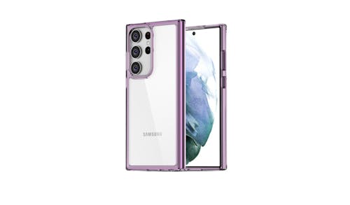 N.Brandz Galaxy S23 Ultra Dual Color Combat Protective Case - Purple
