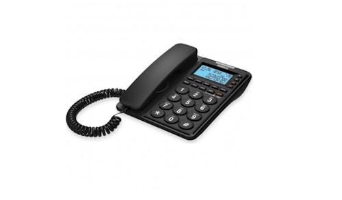 Uniden AT6411 Name and Number CID Phonebook LCD Backlit Speakerphone Corded Black