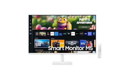Samsung 32-Inch Flat Smart Monitor LS32CM501EEXXS - White