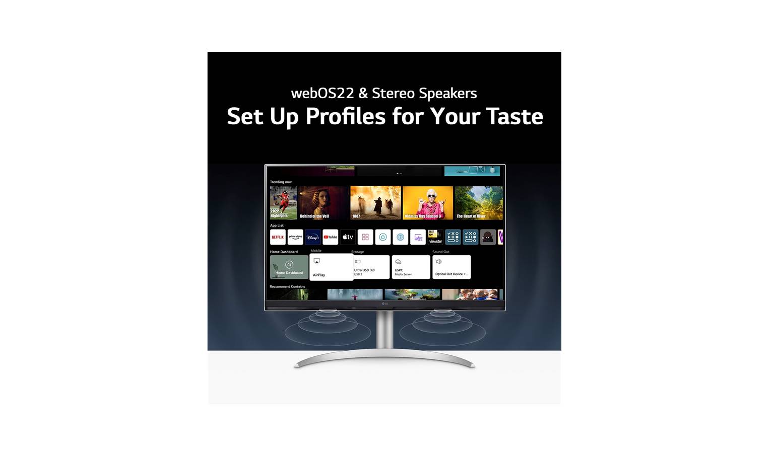 LG 4K UHD 32inch Smart Monitor with webOS (32SQ730SW) Harvey Norman