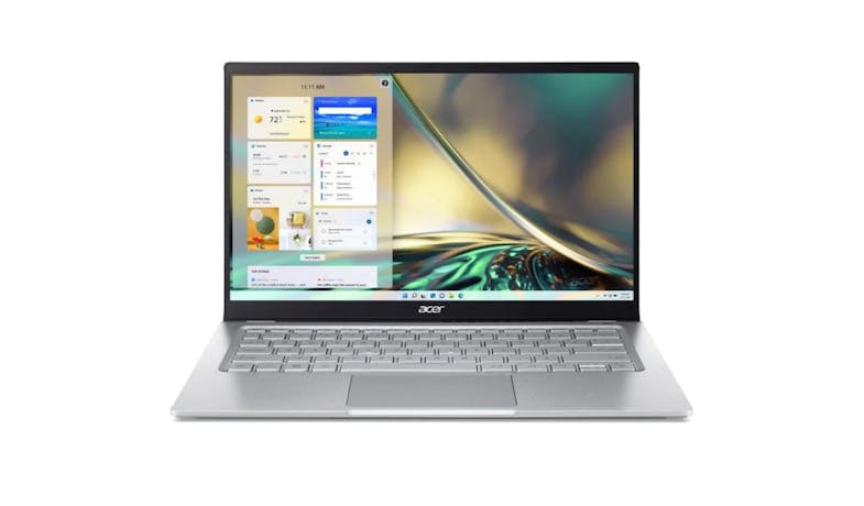 Acer Swift Go 14 (Ryzen 7, 16GB/512GB, Windows 11) 14-inch Thin & Light Laptop - Silver (SFG14-41-R7PF)