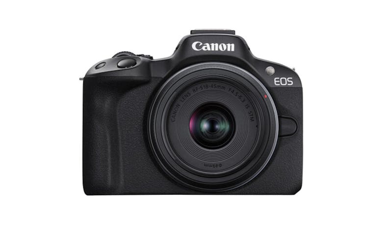 Canon DSLR EOS-R50 RF-S18-45mm IS STM Camera - Black