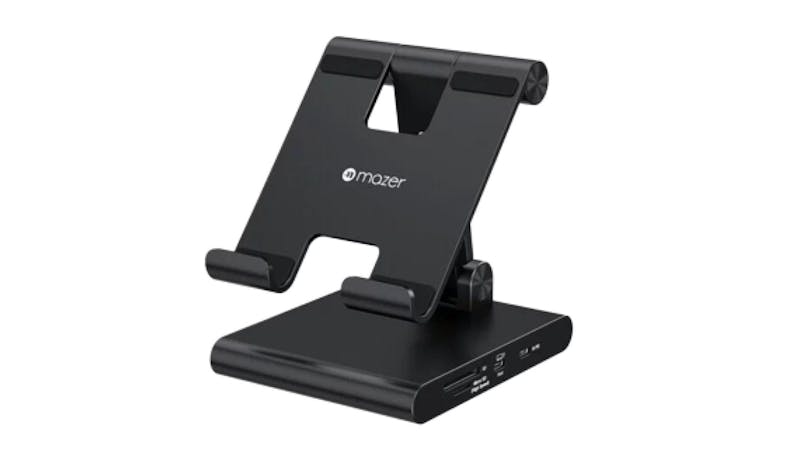 Mazer Infinite.Multimedia 8200 8-in-1 USB-C Hub & Tablet Stand (UC2MULTI8200BK)