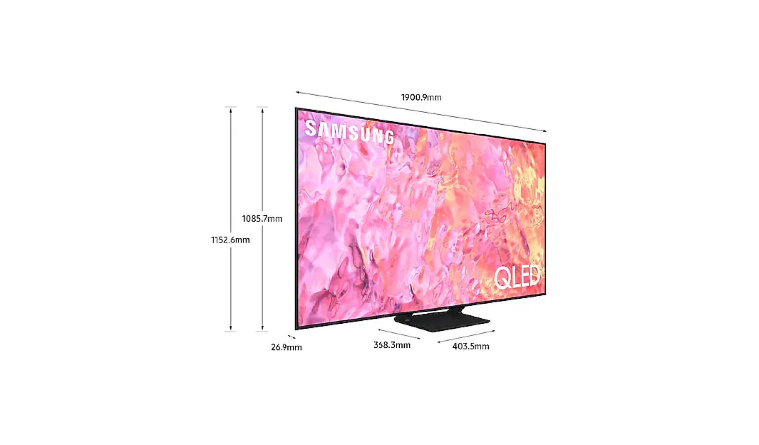 Samsung Q60C 75inch QLED 4K Smart TV (2023) QA75Q60CAKXXS Harvey