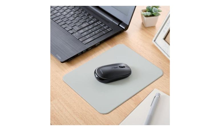 Elecom MP-FBST2GY 2mm Thin Washable Fabric Mouse Pad - Grey