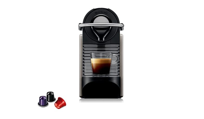 Nespresso Pixie 0.7L Electric Coffee Machine Titan (C61-SG-TI-NE)