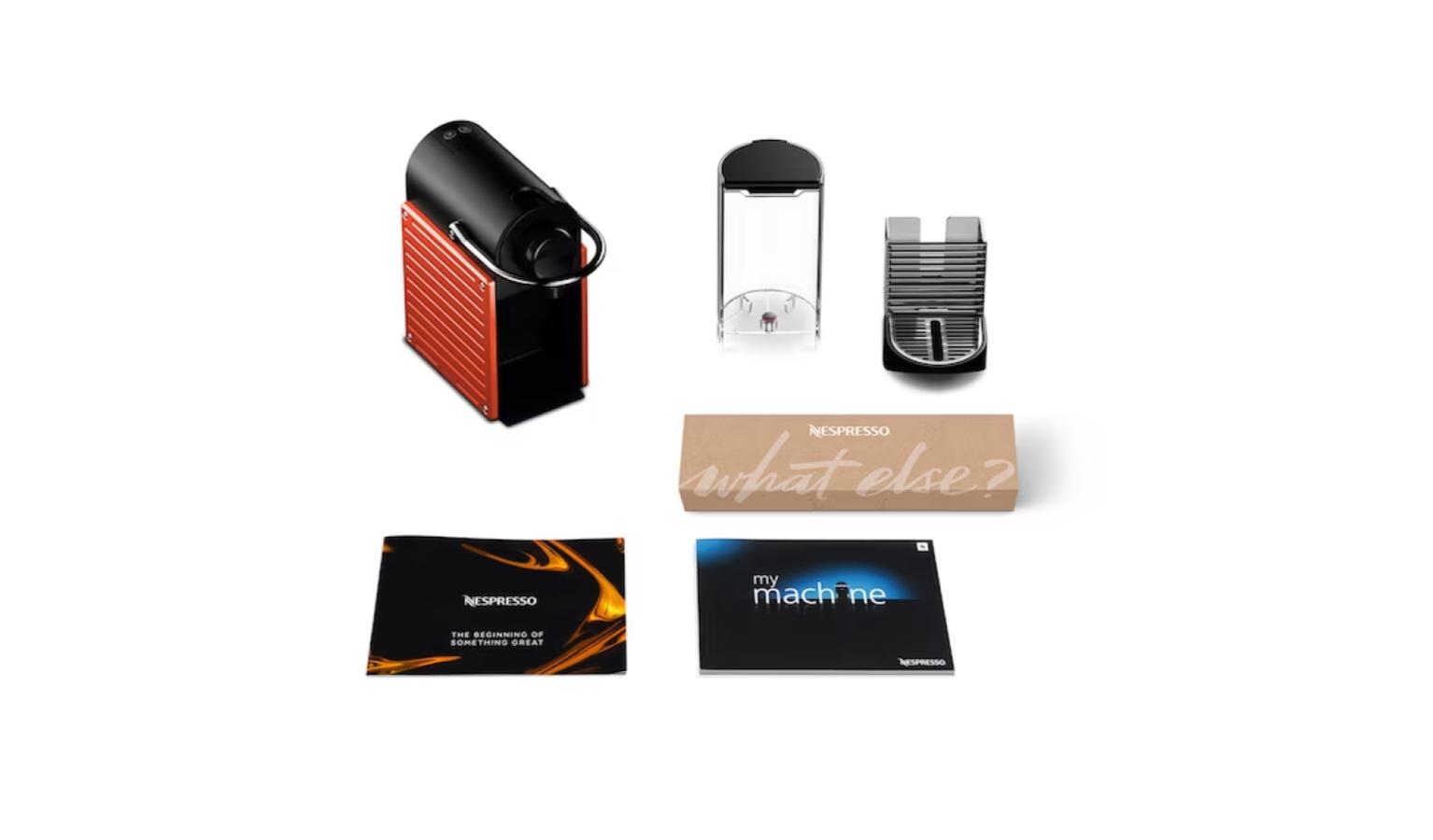 Nespresso Pixie 0.7L Electric Coffee Machine Red (C61SGRENE