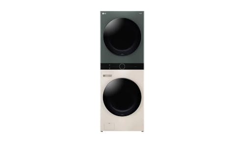 LG 14/10kg Objet Wash Tower™ All-In-One Stacked Front-Load Washer Dryer (WT1410NHEG)
