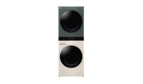 LG 14/10kg Objet Wash Tower™ All-In-One Stacked Front-Load Washer Dryer (WT1410NHEG)