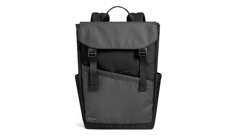 Tomtoc A64 Flap Lightweight & Water-Resistant 18L Laptop Backpack - Black