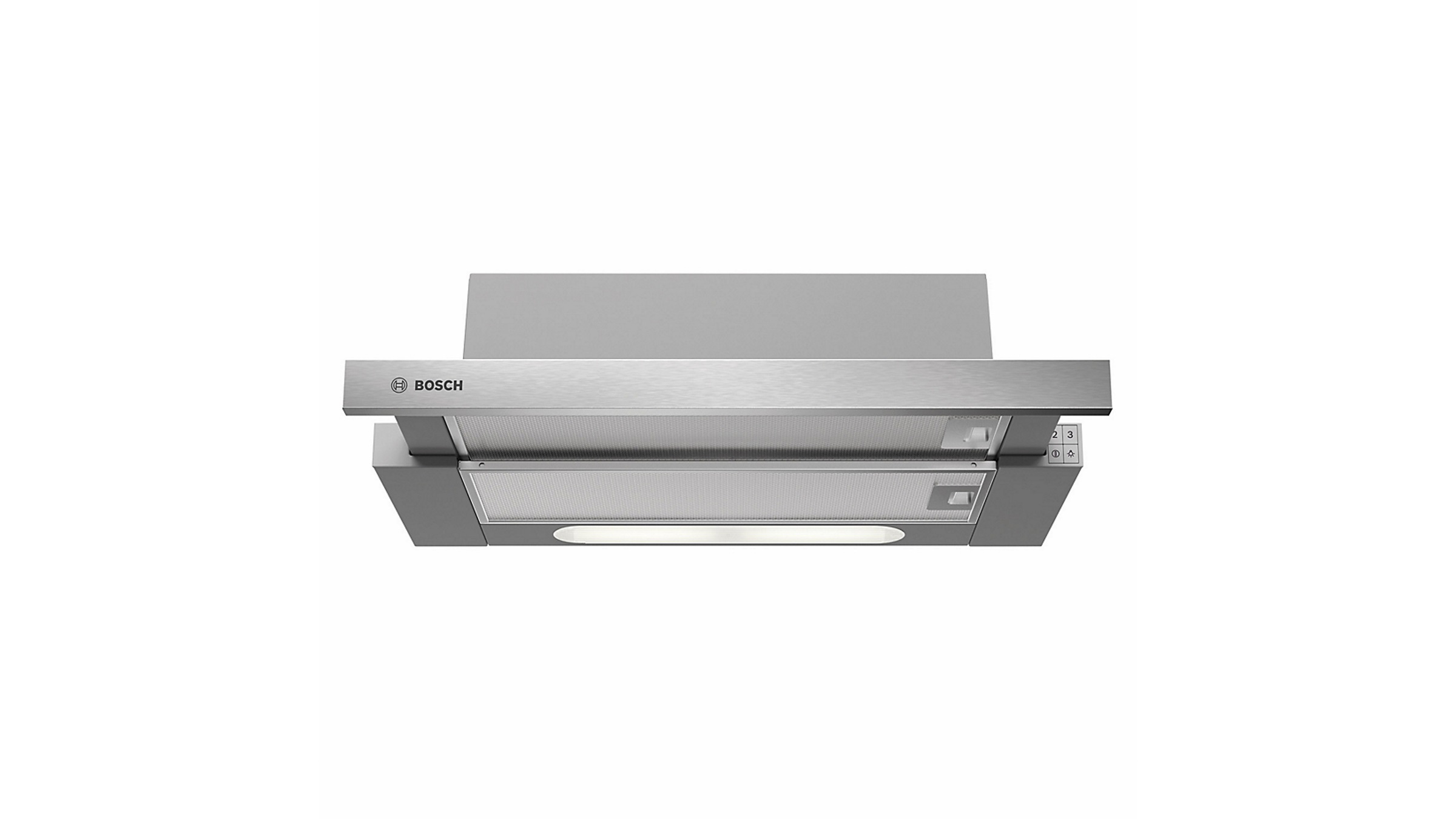 Bosch Serie 4 DHI623GSG 60cm Telescopic Cooker Hood - Stainless Steel