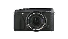 Fujifilm X-E2 Mirrorless Digital Camera with 18-55mm Lens - Black - Front