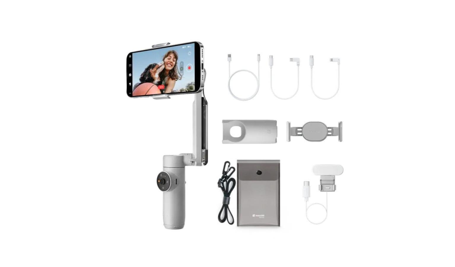 Insta360 Flow Smartphone Gimbal Stabilizer - Creator Kit (Grey