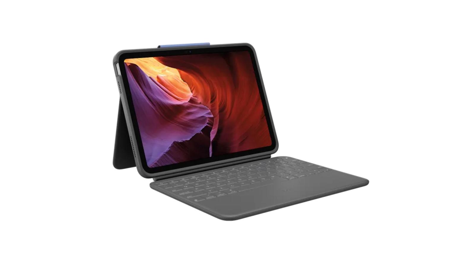 Logitech Rugged Folio 10.9-Inch Ultra-protective Keyboard Case for iPad