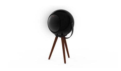 UB Plus E2+ Solace Wireless Speaker Black with Walnut Wood Stand
