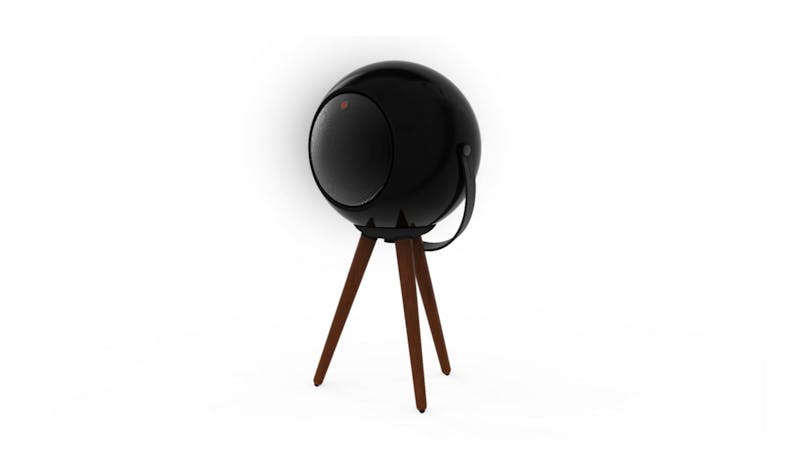 UB Plus E2+ Solace Wireless Speaker Black with Walnut Wood Stand