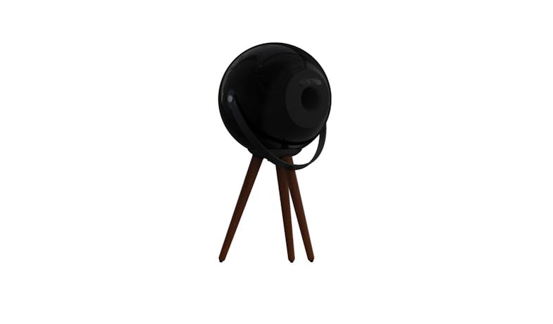UB Plus Eupho E2+ Solace Wireless Speaker Black with Walnut Wood Stand