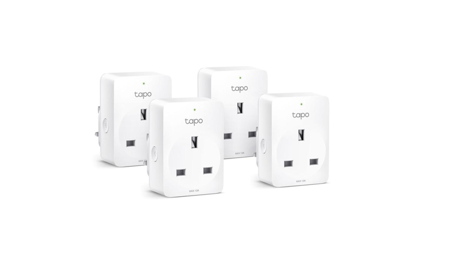 TP-Link Tapo P100 Mini Smart Wi-Fi Socket (4 Pack)
