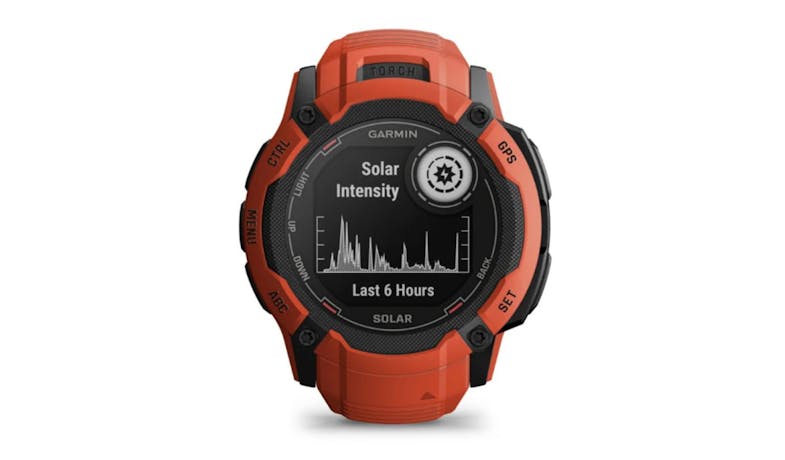 Garmin Instinct 2X Solar Smartwatch - Flame Red 02805-34