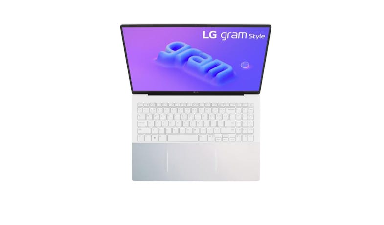 LG gram Style (Core™ i5, 16GB/512GB, Windows 11 Home) 16-Inch Laptop - Aurora White 16Z90RS-G.AA54A3