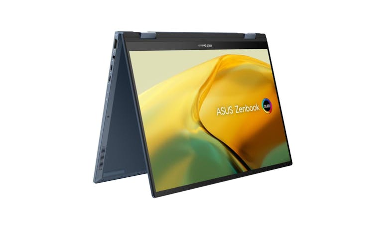 Asus Zenbook 14 Flip OLED (Intel® Core™ i7, 16GB/1TB, Windows 11 Home) 14-Inch Laptop - Ponder Blue UP3404VA-KN058W