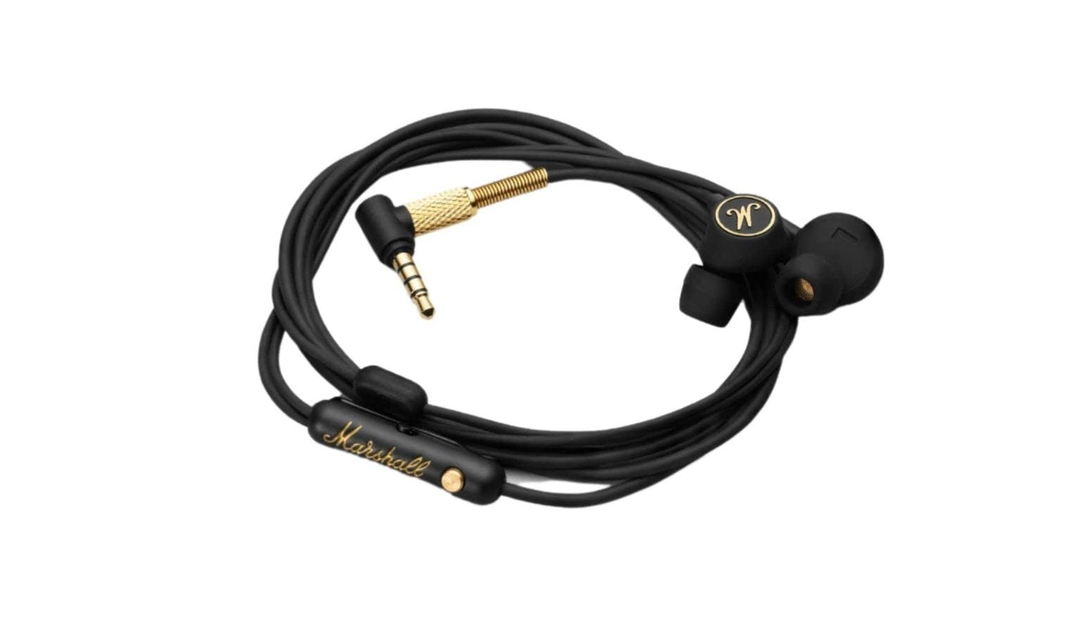 Marshall Mode EQ Wired In-Ear Headphones - Black and Brass | Harvey Norman  Singapore