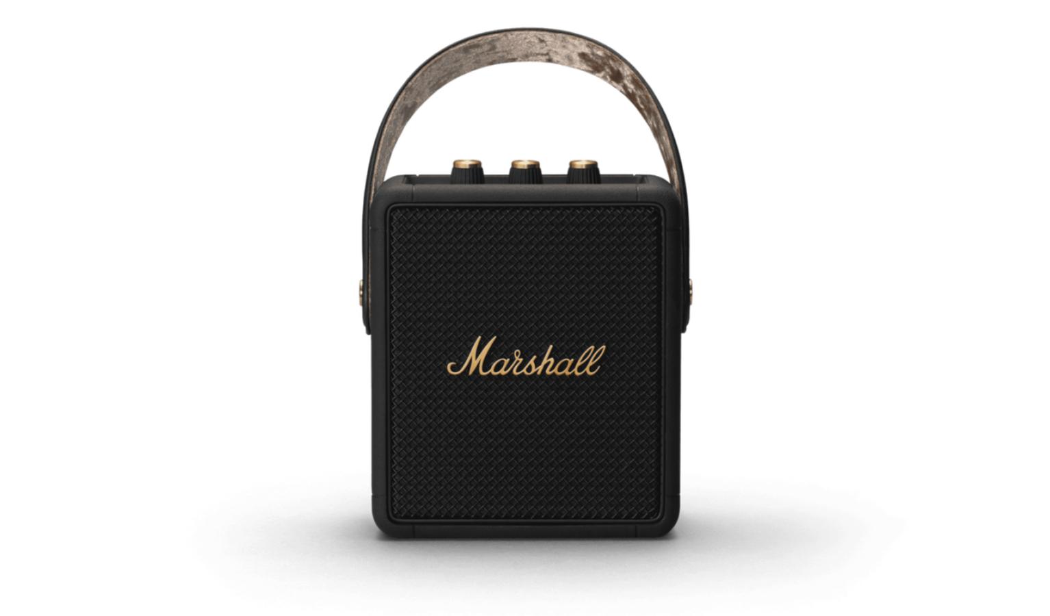 Marshall Stockwell II Portable Bluetooth Speaker - Black & Brass