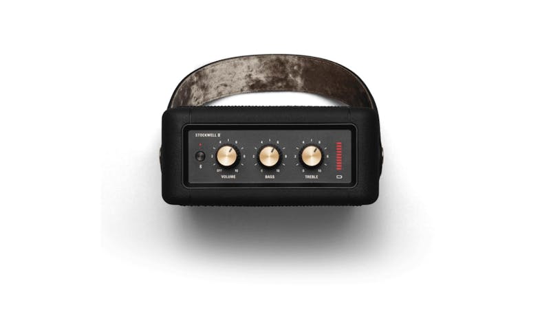 Marshall Stockwell II Portable Bluetooth Speaker - Black & Brass