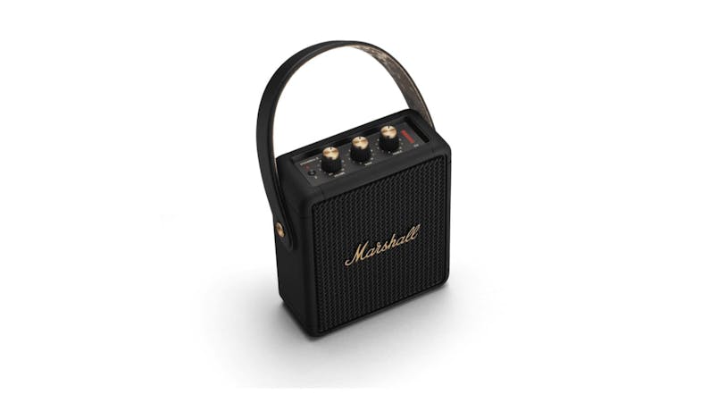 Marshall Stockwell II Portable Bluetooth Speaker - Black & Brass